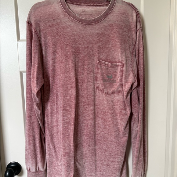 Men's Red Long Sleeve Shirt - Picture 1 of 2
